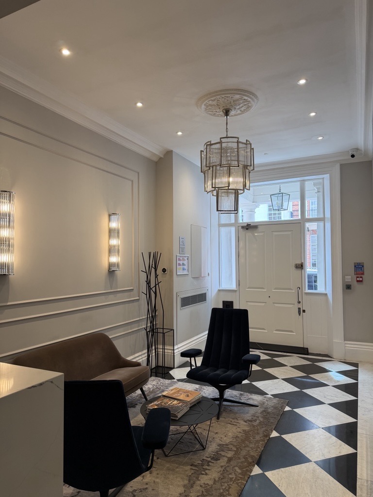 17 Grosvenor Street — refurbished reception